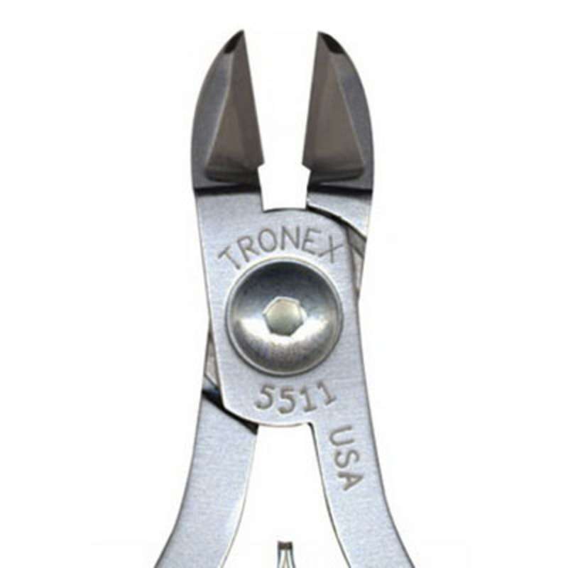Tronex® 5511 Oval Head Semi Flush Wire Cutter With Standard Handle, 0.008 - 0.059 in